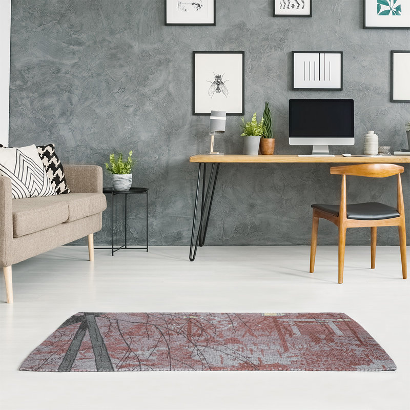 Tapis rouge Misty Evening at Shinobazu Pond, Rectangle 2 pi x 3 pi