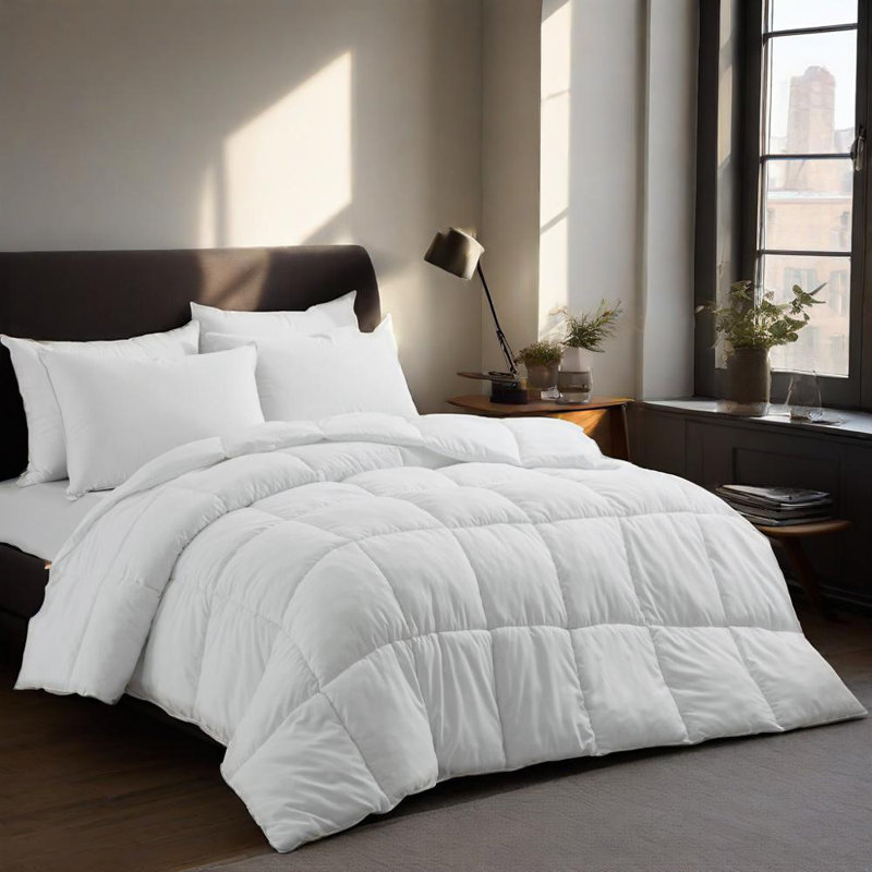 Wayfair Sleep Lightweight Down Alternative Comforter, White, Queen