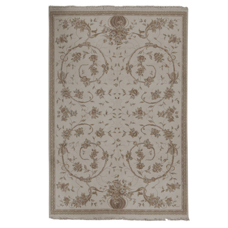Tapis rectangulaire noué à la main