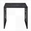 Ensemble de 3 tables basses de salon: plateau en verre trempé à imprimé marbre avec base en métal noir, facile à nettoyer
