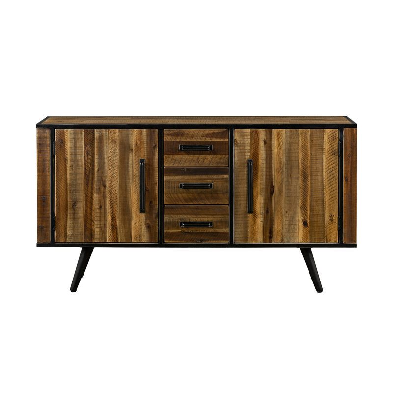 Dorvelle Acacia Rustic Buffet Cabinet