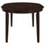 Ensemble de table de salle à manger élégant 7 pièces avec rallonge, chaises confortables et finition cappuccino riche pour des réunions élégantes-363260437