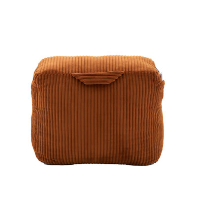 Big Bean Bag Chair For Adults,Lounger Large Bean Bag Sofa, Memory Foam Filled Beanbag Chair For Living Room, Bedroom, Balcony,Comfy Corduroy Bean Bag Chair With Ottoman,Ergonomic Support & Premium Com