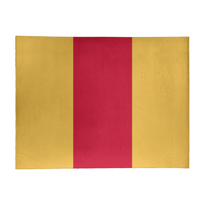 Tapis de zone rouge/jaune