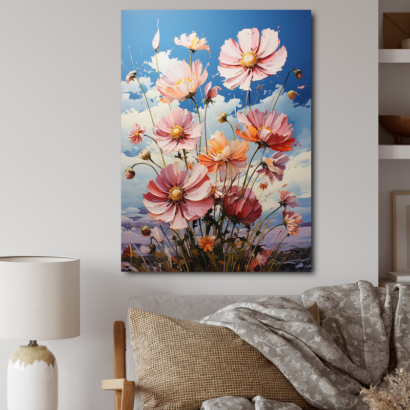 Oroklini Meadow Cosmos Symphony - impression, H 20 po x l 12 po x P 1 po, Toile tendue