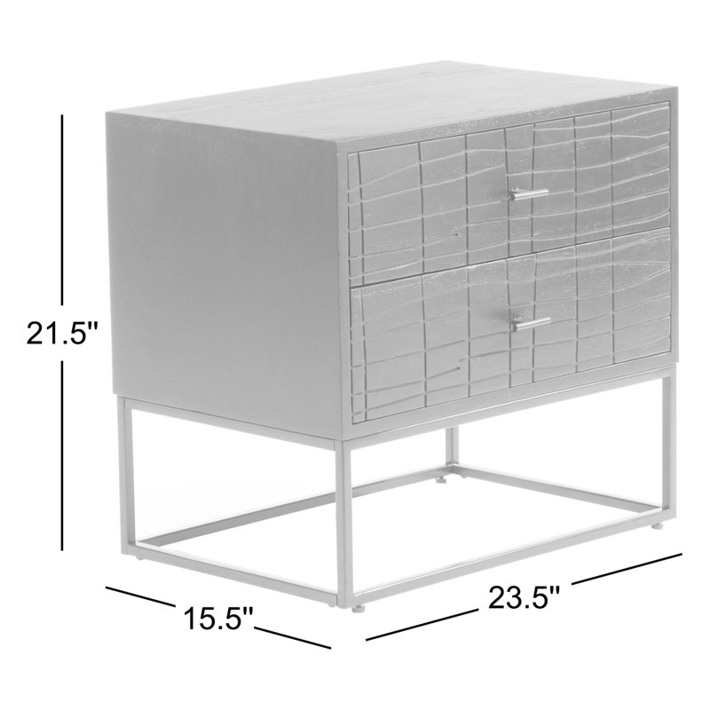 Nicky 2 - Drawer Nightstand, Black