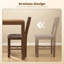 Ensemble de 4 chaises de style rustique pour la cuisine, le restaurant et le salon