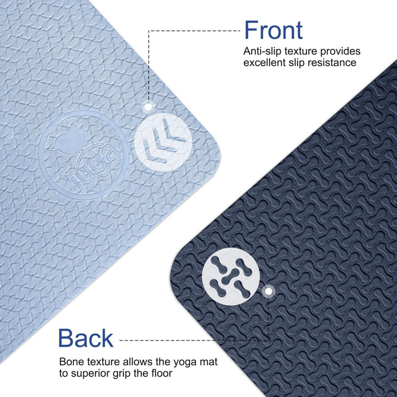 Tapis de yoga antidérapant antidéchirure