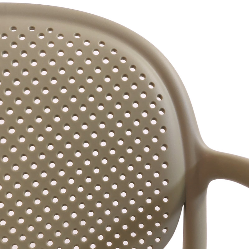Bayman Stacking Patio Dining Armchair, Green