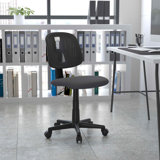 Meridian Mid-Back Swivel Mesh Task Office Chair with Pivot Back