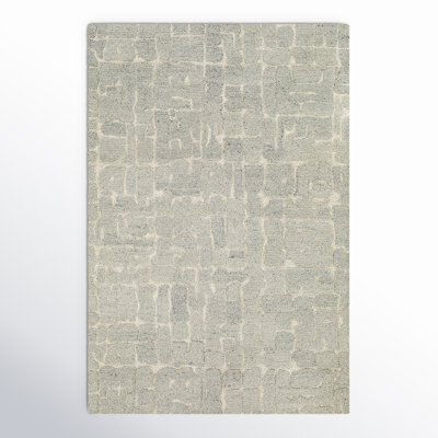 Rafe Handmade Wool Gray Area Rug