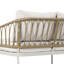 Canapé d'extérieur en osier 3 pièces avec coussins beige Breeze