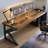 Black Rectangular Solid Wood desk-931974265