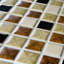 Carrelage mosaïque en métal 0,75 "x 0,75"