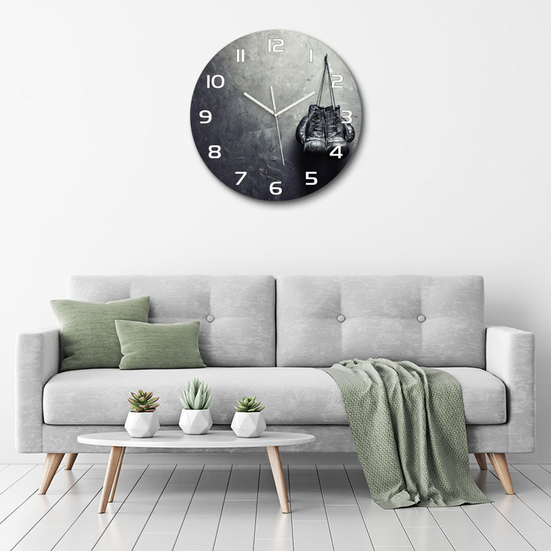 Juliauna Glass Wall Clock
