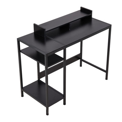 Foldable Modular Iron Computer Desk