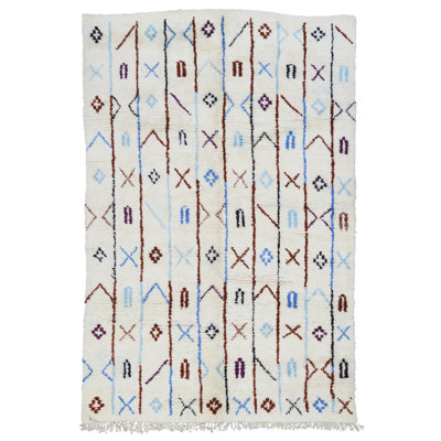 One-of-a-Kind Rectangle 6'8" X 10' Hand Loomed Area Rug