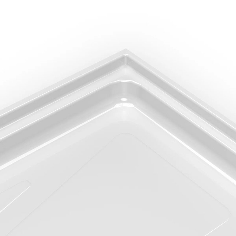 Base de douche simple l 60 po x P 32 po, Gauche