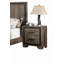 Table de chevet 1Pc Table de chevet 2 tiroirs