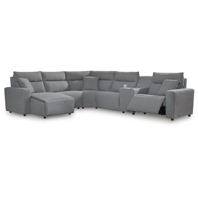 Depew 6-Piece Power Reclining Sectional With Chaise