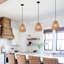 Mini-luminaire suspendu Yingst Bohemian Natural