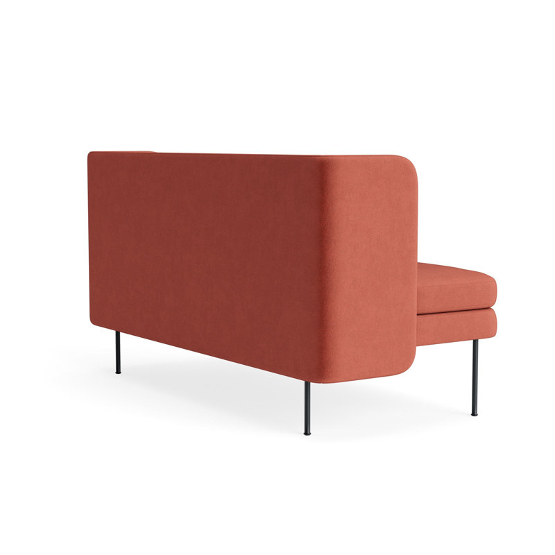 MTO - Bloke 60" Sofa, Tomato Velvet