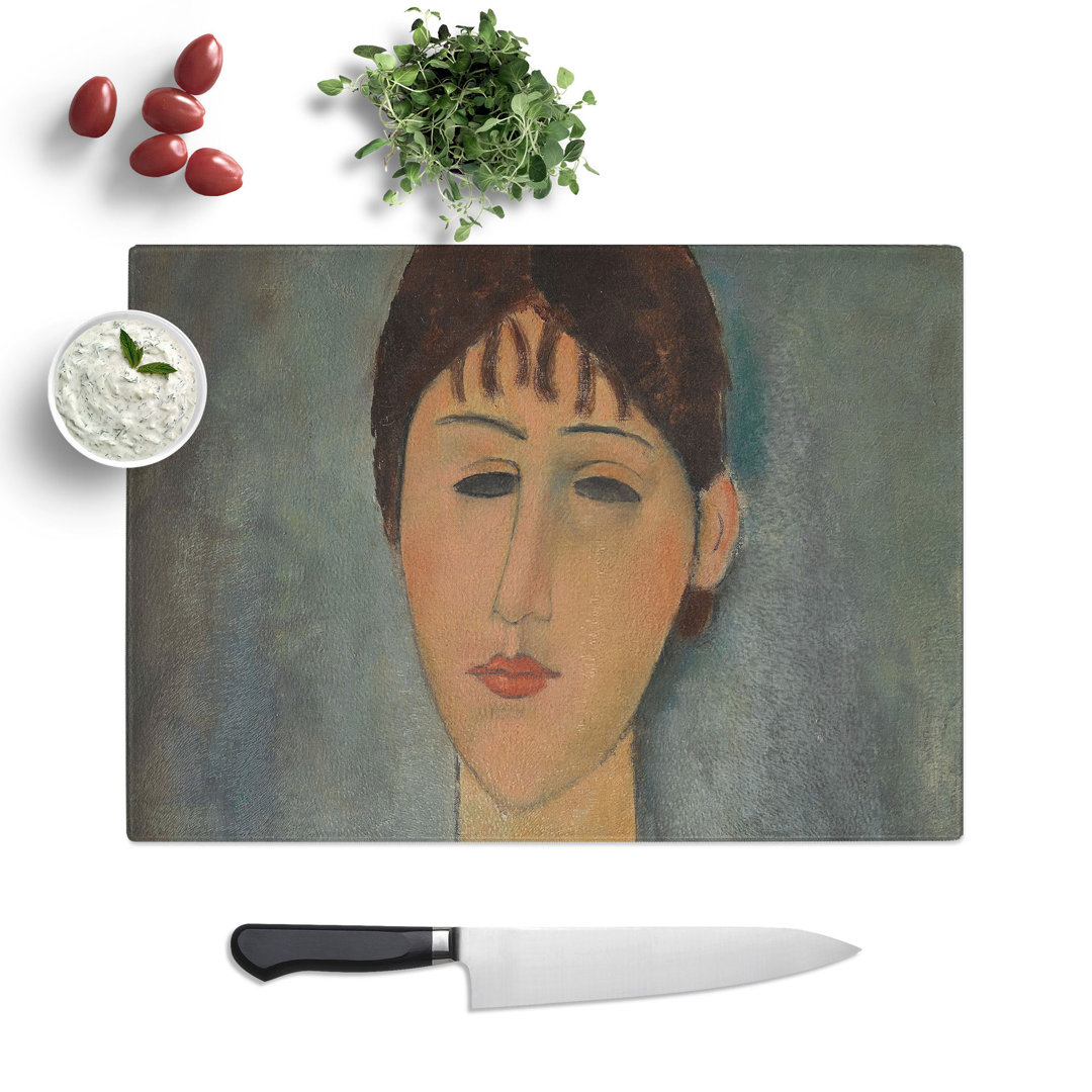 Portrait of a Woman Vol.2 by Amedeo Modigliani Chopping Board