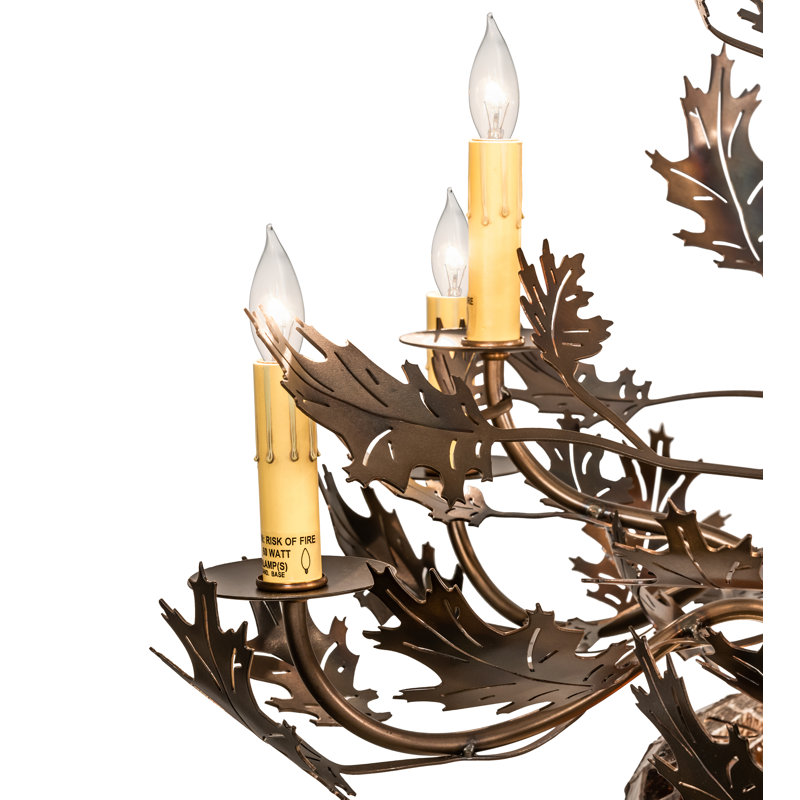 Lustre classique à 2 lumières de style bougie Dylane