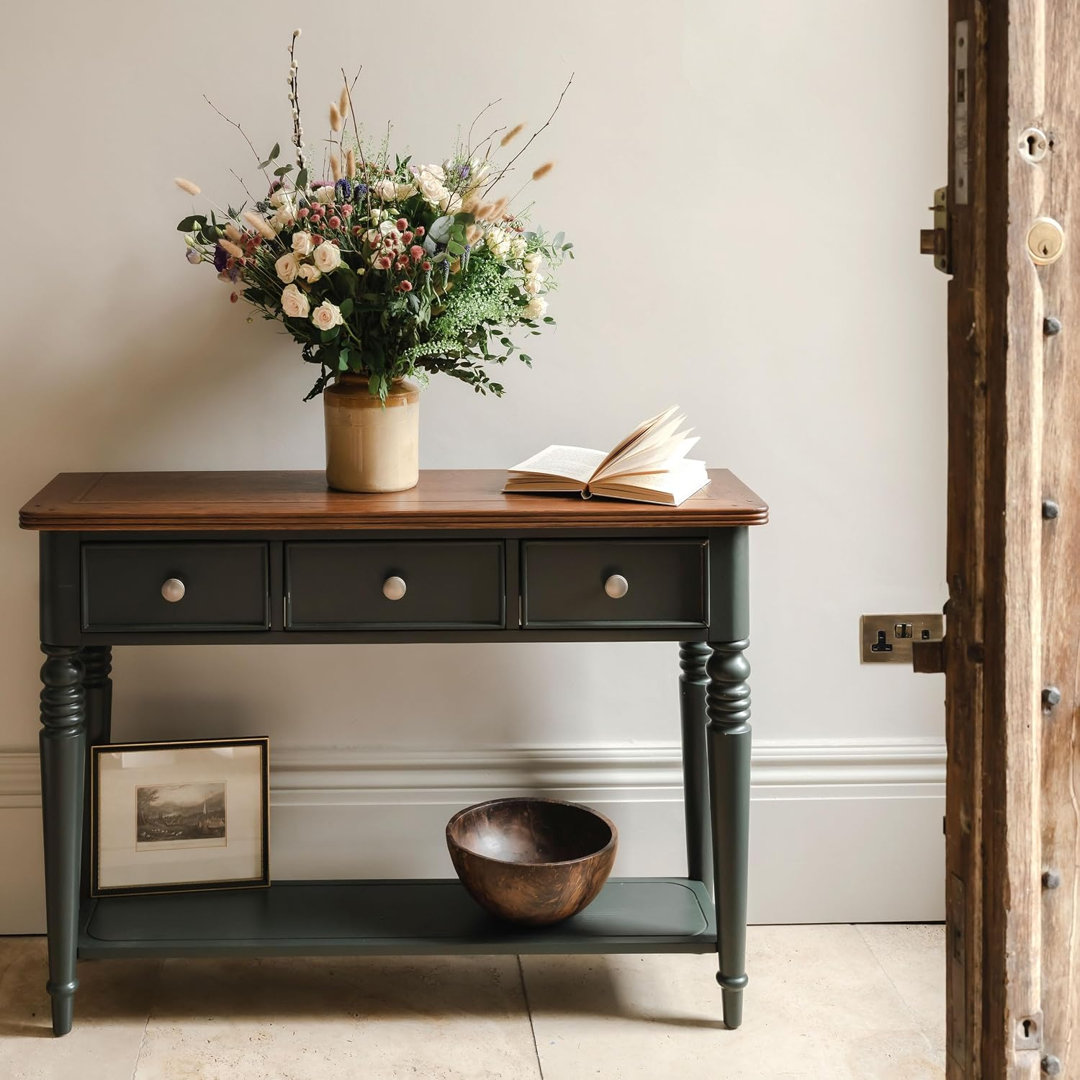 115cm Solid Wood Console Table