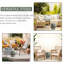Double chaise de jardin, pliable et spacieuse, convenant à diverses sorties, chaises d'extérieur respirantes et confortables