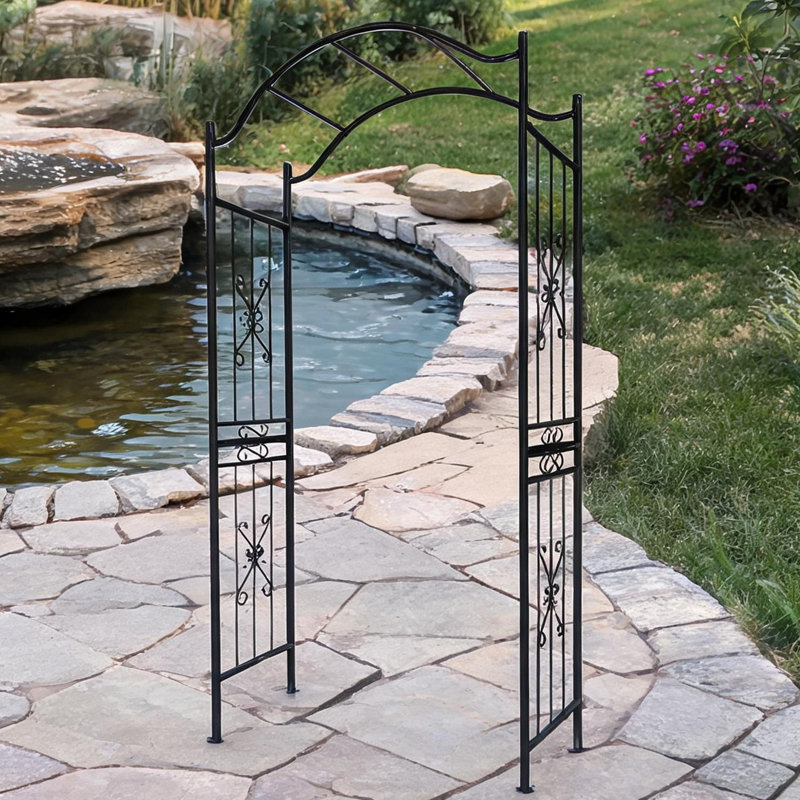 90.42 Ft. H x 17.55 Ft. W Iron Gate with