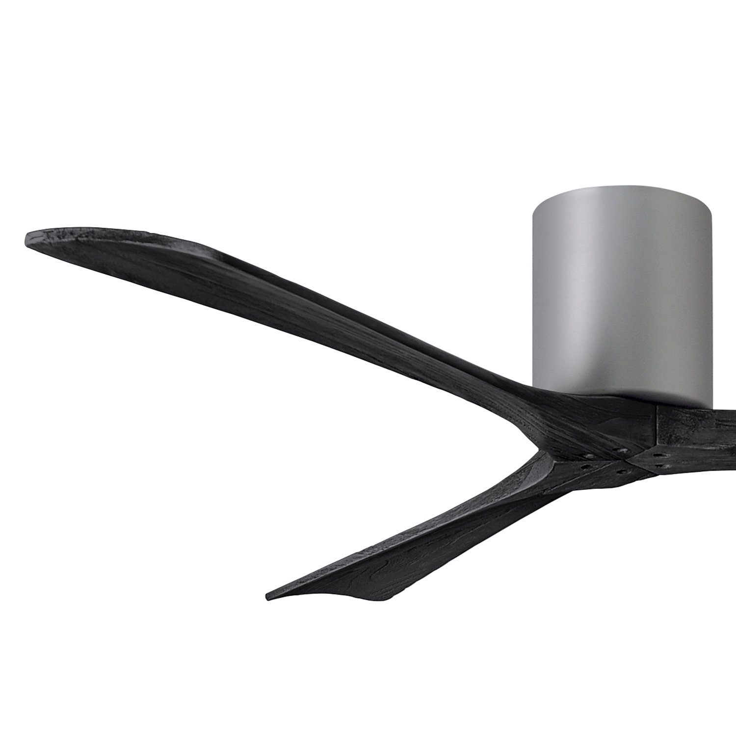 Olivier Ceiling Fan, Brushed Nickel, Matte Black, 72"