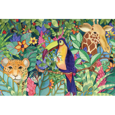 Jungle by Kathleen Parr McKenna - Wrapped Canvas Print