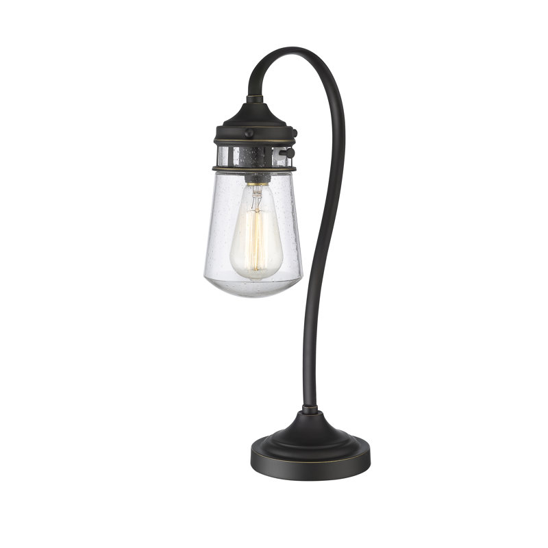 Edsell Metal Arched Lamp, Olde Bronze