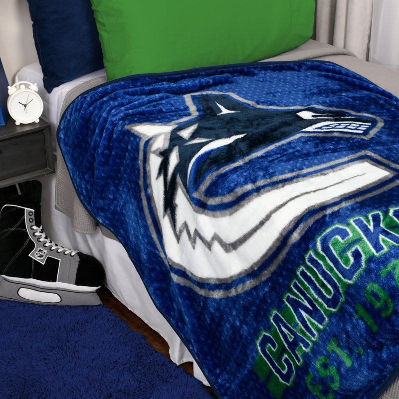 Jeté en polyester NHL Vancouver Canucks