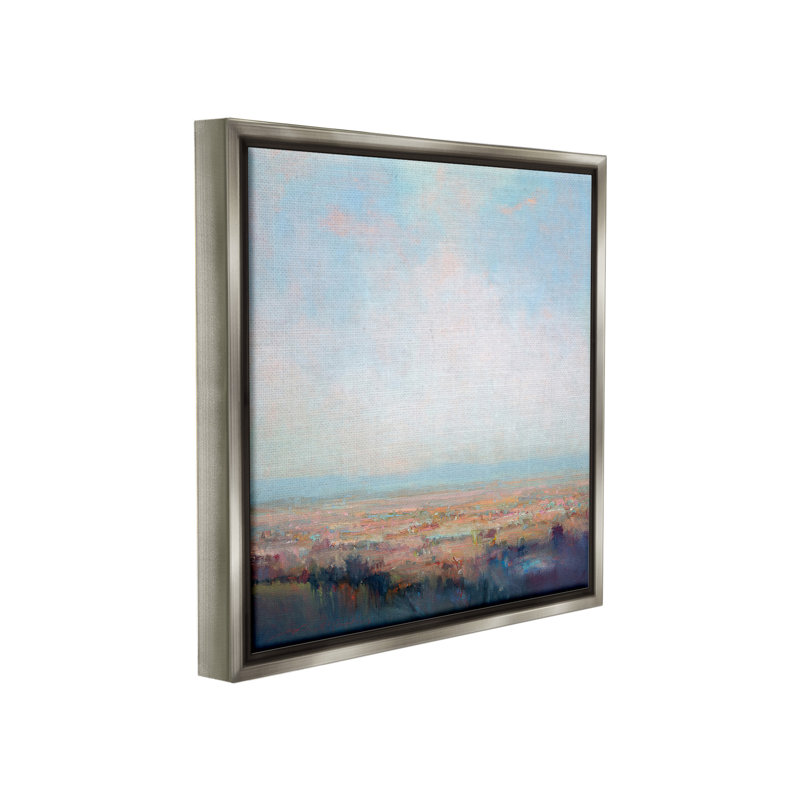 «Clear Sky Over Nature Floater Frame» par William McCarthy sur, Cadre flottant gris lustré, H 25 po x l 25 po
