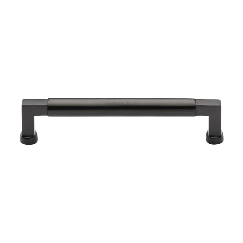 Heritage Brass Heritage Cabinet Pull Bauhaus Design, 16cm H x 16cm W x 17.6cm D, Matte Bronze