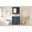 Ensemble de meuble-lavabo autoportant de 30 po avec lavabo supérieur, armoire de rangement de salle de bain avec 2 tiroirs et un tiroir basculant-1411517493-1411517495