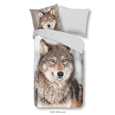 Cotton Abstract Duvet Cover with Pillowcases