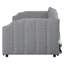 Lit de jour simple capitonné avec couchette et ports USB-124836836