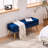 Velvet Storage Ottoman Bench Modern Bedroom End of Bed Bench with Gold Legs-237618289-237985590