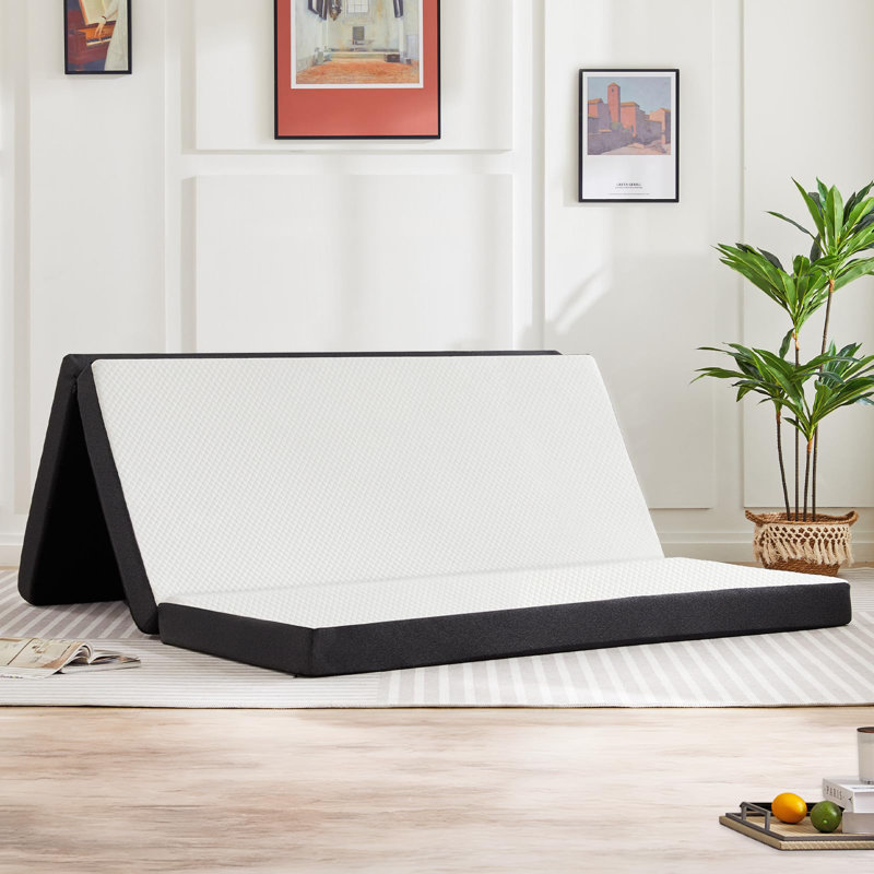 Matelas triple en mousse viscoélastique, Lit double