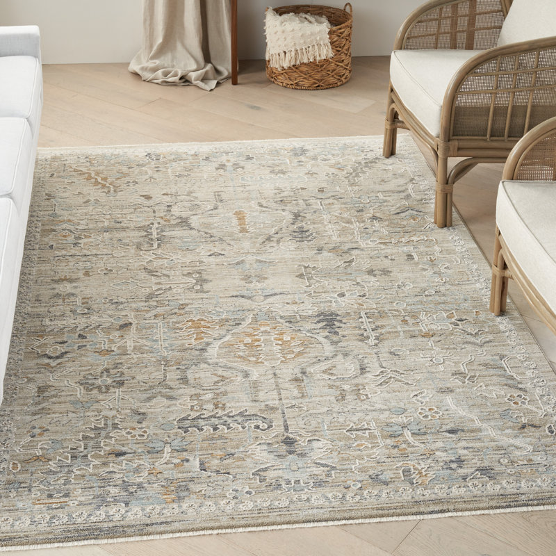 Floral Indoor Rug, Rectangle 7'10" x 10'1"