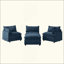 Canapé modulaire modulaire en L de 105 po avec canapé 3 places en chenille souple et repose-pieds assorti pour salon-1725702407