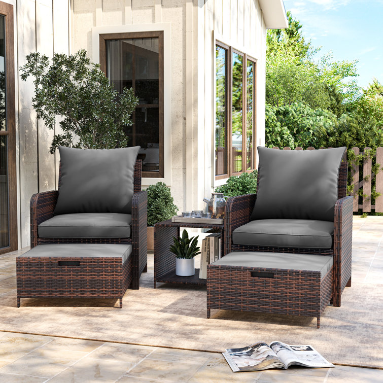 2 - Person Patio Conversation Sets with Cushions