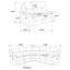Canapé modulaire inclinable électrique Mclean