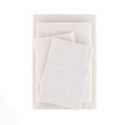 Linen Blend Sheet Set