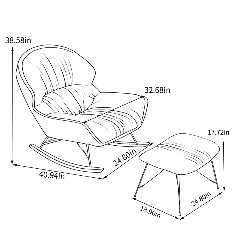 Chaise ergonomique avec tissu respirant et structure en fer