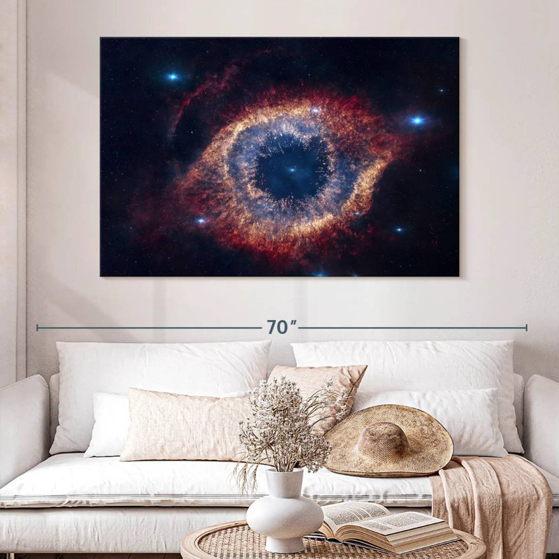 Oberle Eye Shaped Nebula, 34" H x 51" W
