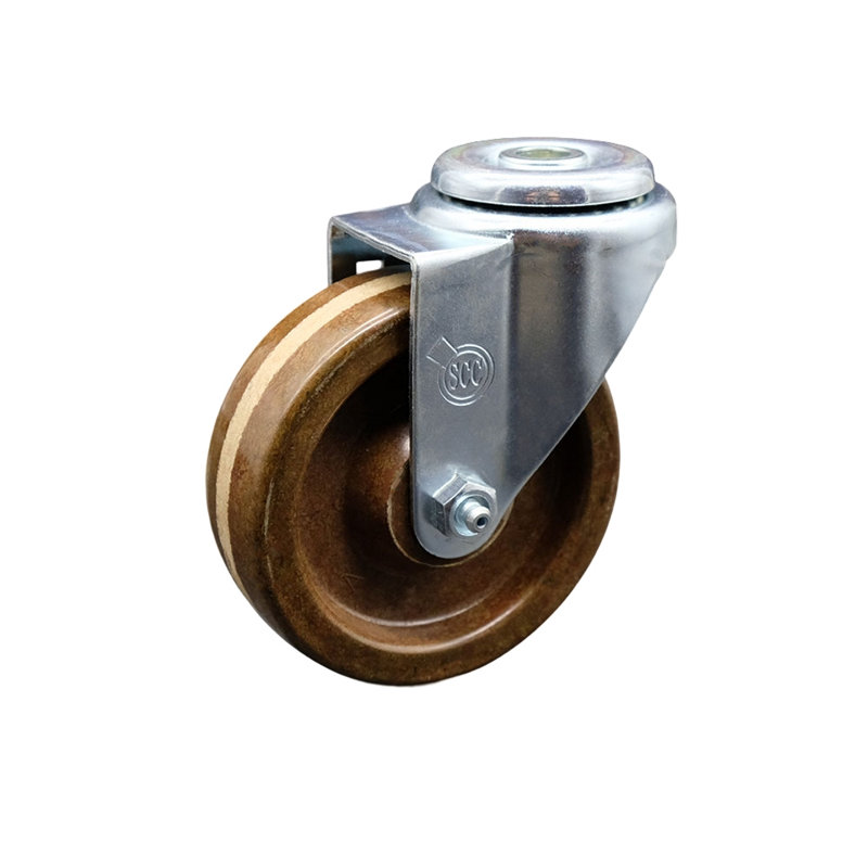 High Temp Phenolic Wheel Swivel Bolt Hole
